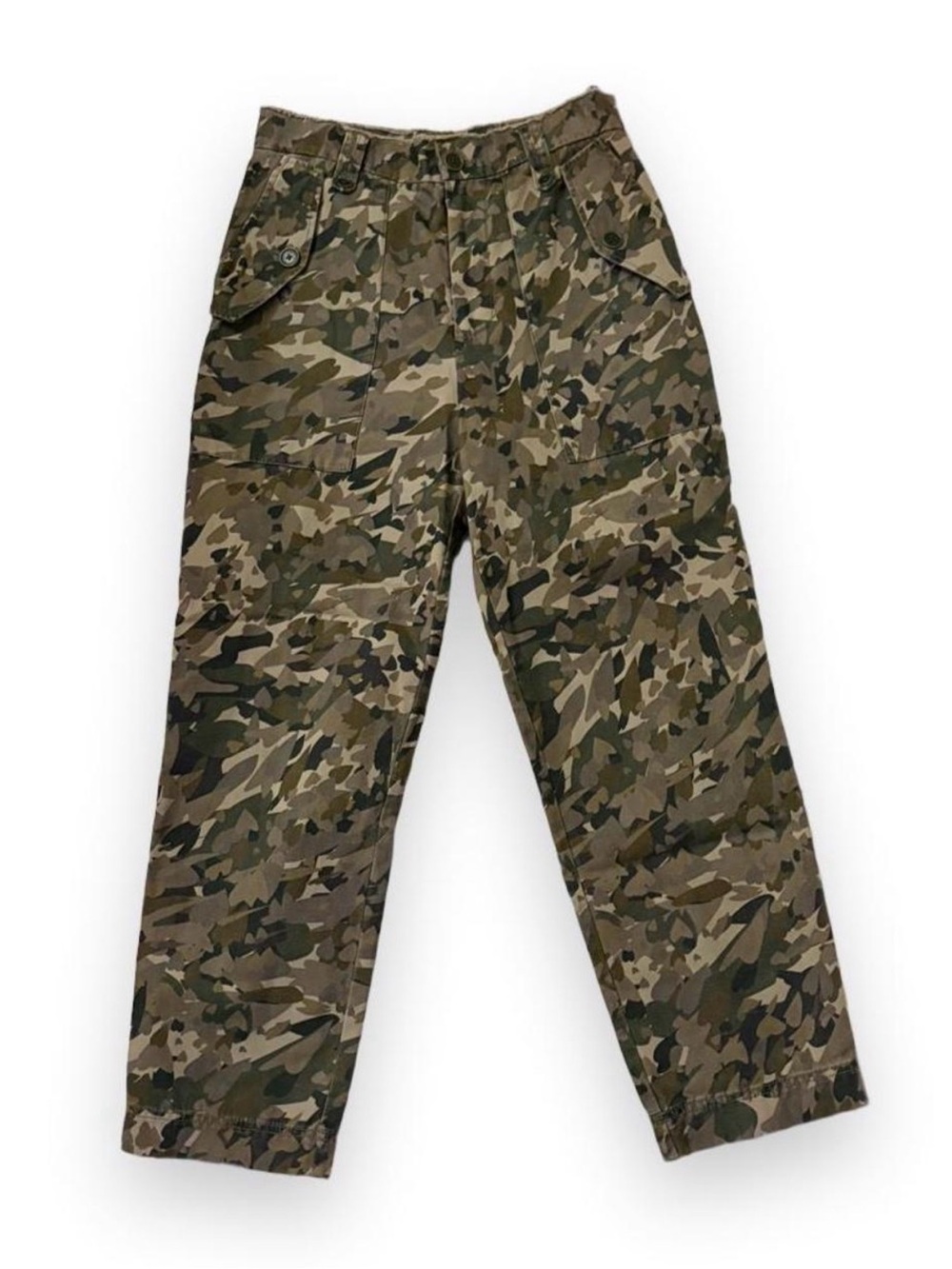 Zadig & Voltaire Green Camouflage Cargo Pants